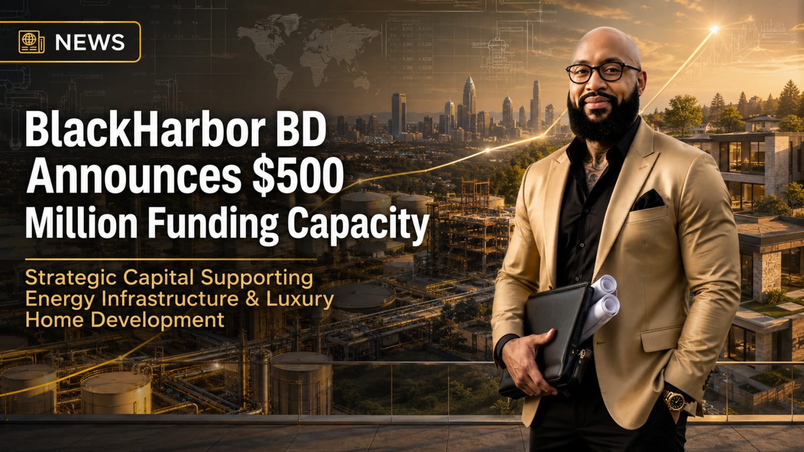 Blackharbor BD Announces $500 Million Funding  Capacity for Gas, Diesel, Oil Sectors and Luxury  Home Builders